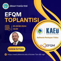 Fakültemizde EFQM Toplantısı Gerçekleştirildi