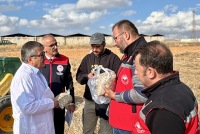 In the Steppe Fighting Drought, Drought-Resistant Grains Meet the Soil for Demonstration Purposes