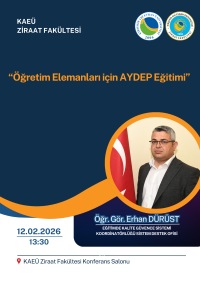 Fakültemizde Öğretim Elemanlarına Yönelik AYDEP Eğitimi Gerçekleştirildi