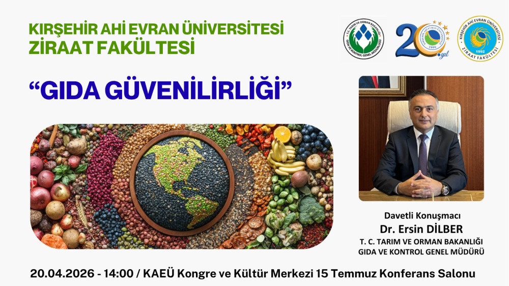 “Food Safety” - Dr. Ersin DİLBER - Director General of Food and Control ...